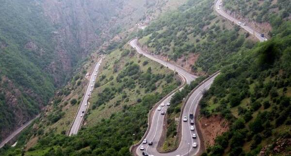 عکس جاهای دیدنی جاده چالوس