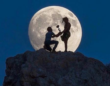 عکس آسمان عاشقانه
