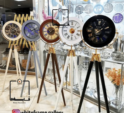 عکس ساعت قدی سه پایه
