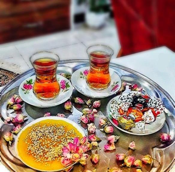 عکس تصویر چای زعفران