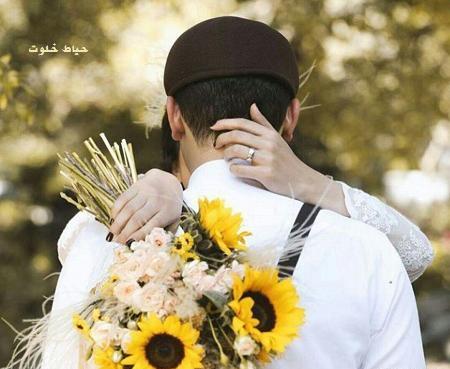 عکس دونفره عاشقانه در بهار