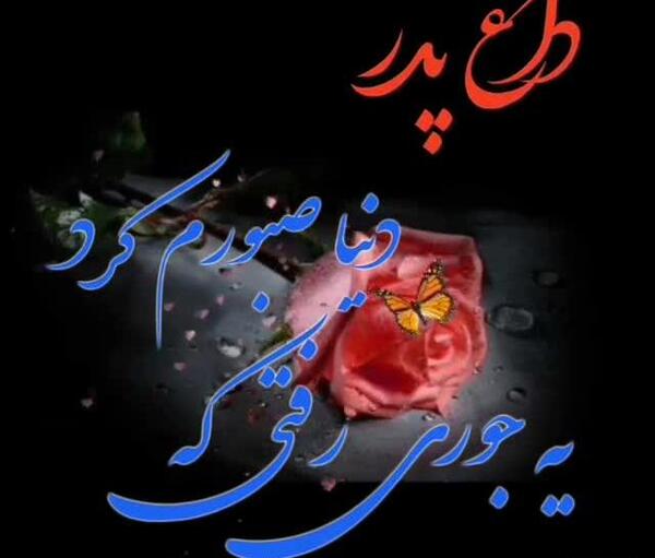 عکس استوری سالگرد پدر