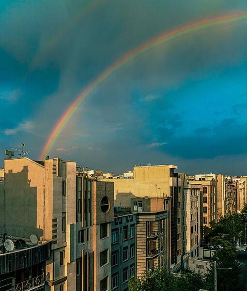 عکس رنگین کمان آمریکا