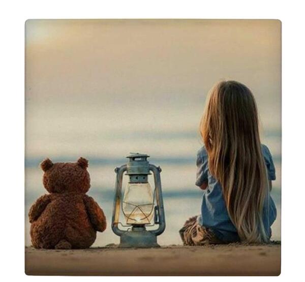 عکس دختر برای پروفایل با خرس