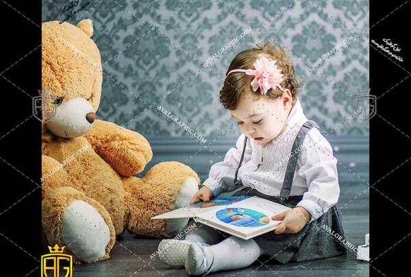 عکس دختر برای پروفایل با خرس