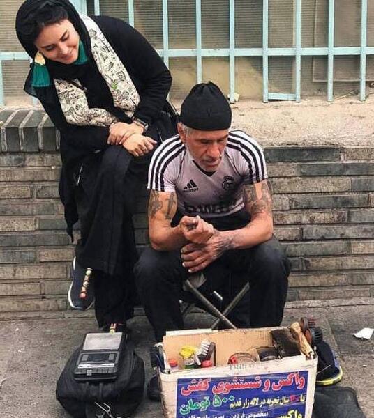عکس ناخن پای الناز شاکردوست