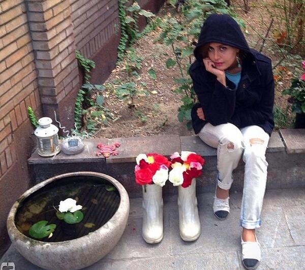 عکس ناخن پای الناز شاکردوست