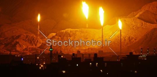 عکس شب عسلویه