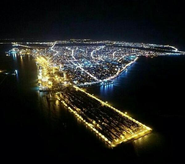 عکس شب عسلویه
