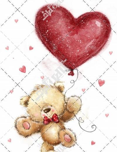 عکس قلب عاشقانه کارتونی