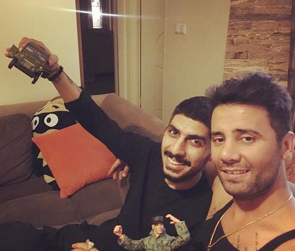 عکس دوست دختر رضا پیشرو