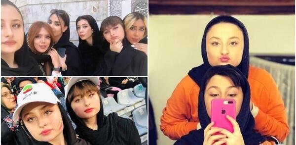 عکس سارا و نیکا با شوهر