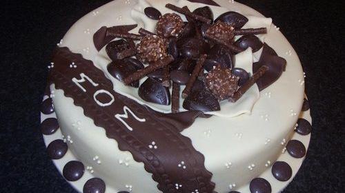 عکس کیک تولد مادر