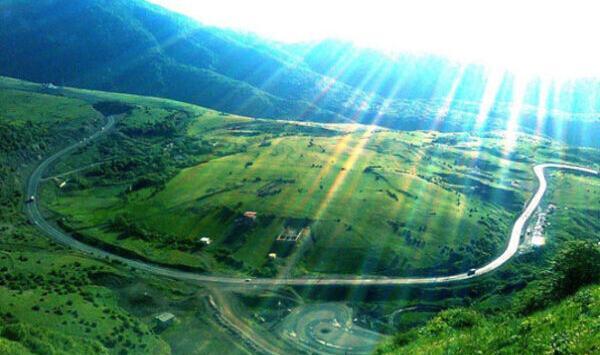 عکس طبیعت گردنه حیران