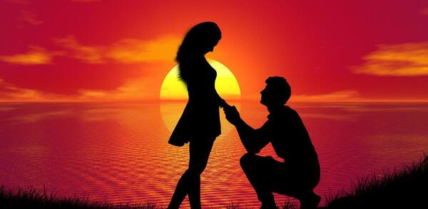 عکس های عاشقانه در غروب آفتاب