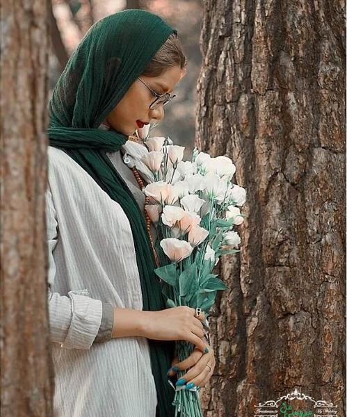 عکس دخترونه در طبیعت