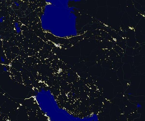 عکس زیبا از نقشه ایران