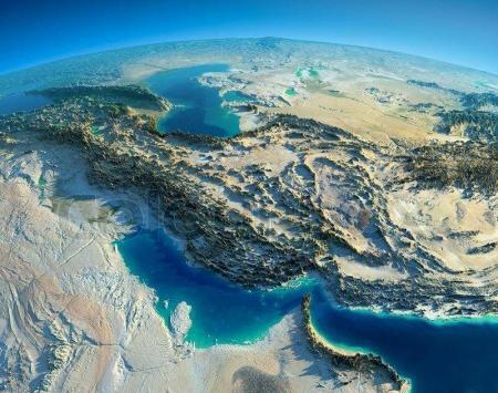 عکس زیبا از نقشه ایران