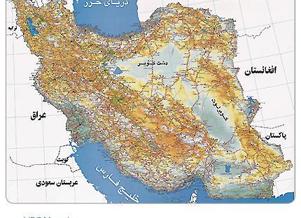 عکس متحرک نقشه ایران