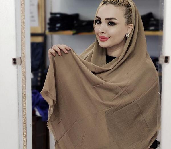عکس شال ساده رنگی