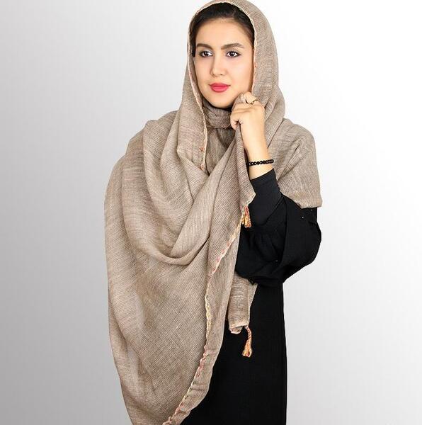 عکس شال ساده رنگی