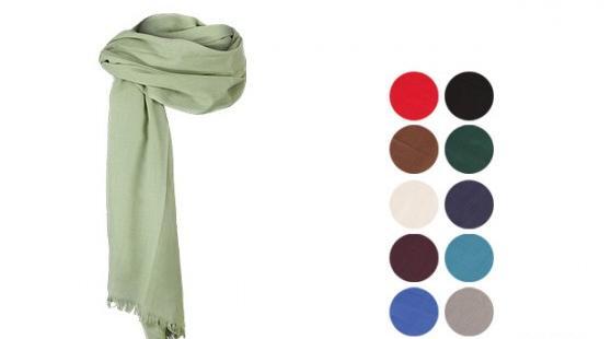 عکس شال ساده رنگی