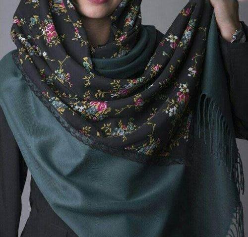 عکس شال ساده رنگی
