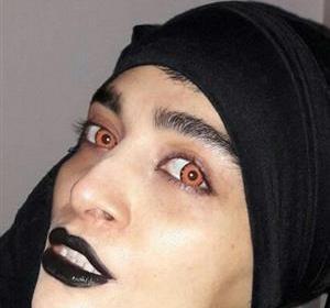 عکس آرایش وحشتناک