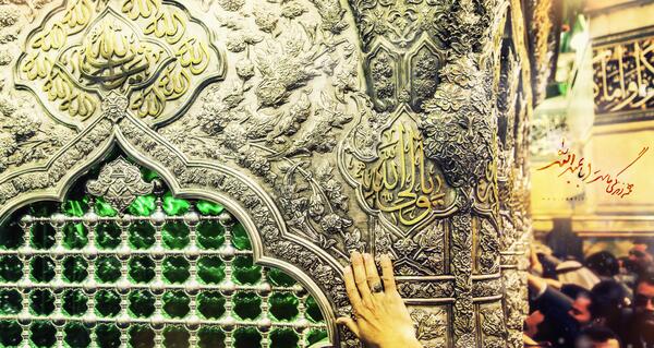 عکس با کیفیت از ضریح امام حسین