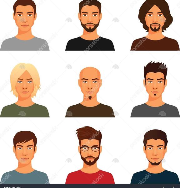 عکس ریش کارتونی
