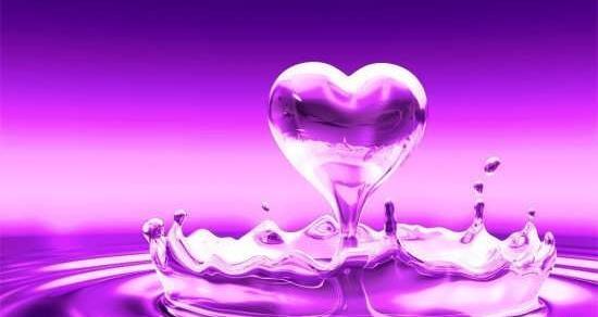 عکس قلب ساده رنگی
