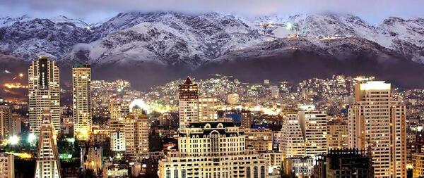 عکس شهر تهران از بالا