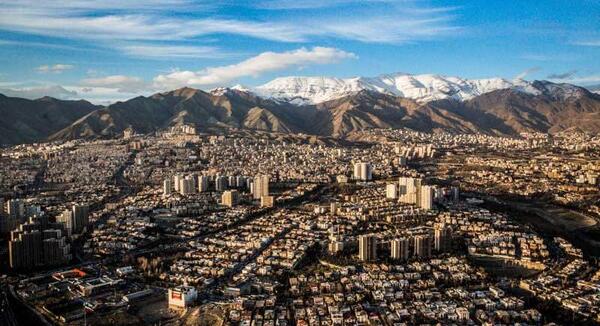عکس شهر تهران از بالا