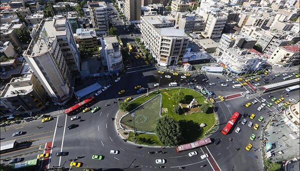 عکس شهر تهران از بالا