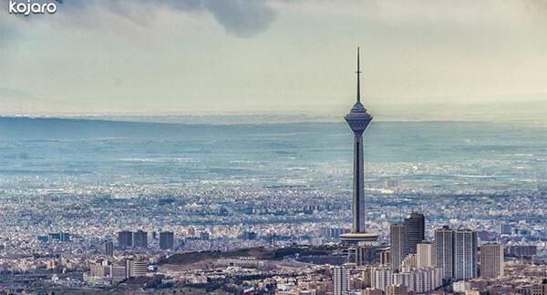 عکس شهر تهران از بالا