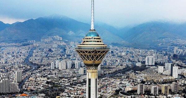 عکس شهر تهران از بالا