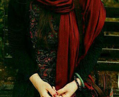عکس پروفایل دختر صورت پنهان