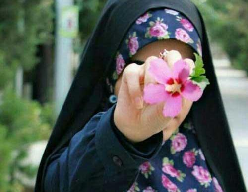 عکس پروفایل دختر صورت پنهان