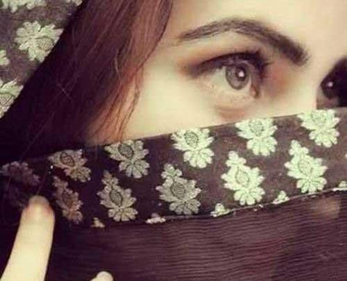 عکس پروفایل دختر صورت پنهان