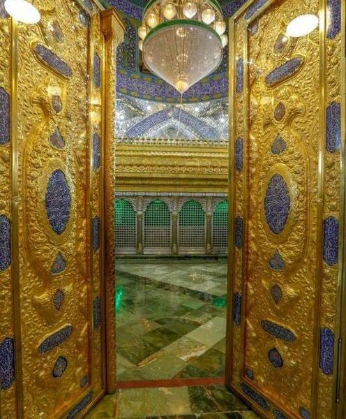 عکس حرم امام علی ضریح