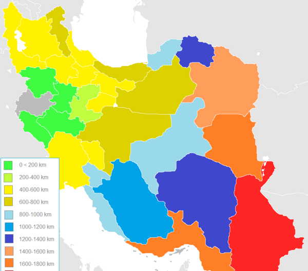 عکس نقشه ایران با راهنما
