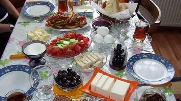عکس سفره صبحانه