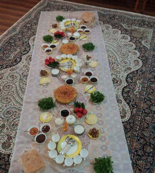 عکس سفره صبحانه