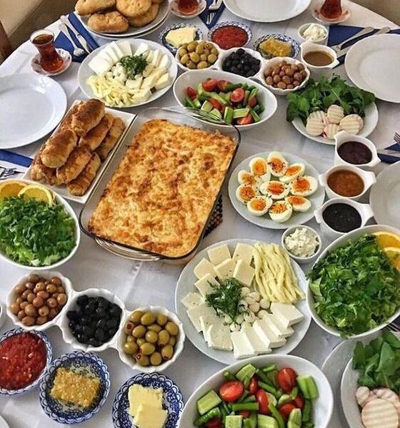 عکس سفره صبحانه