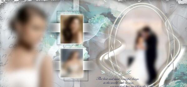 عکس عروس و داماد فتوشاپی