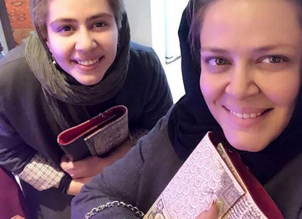 عکس بهار رهنما و دخترش