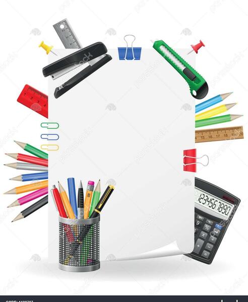 عکس کارتونی لوازم التحریر