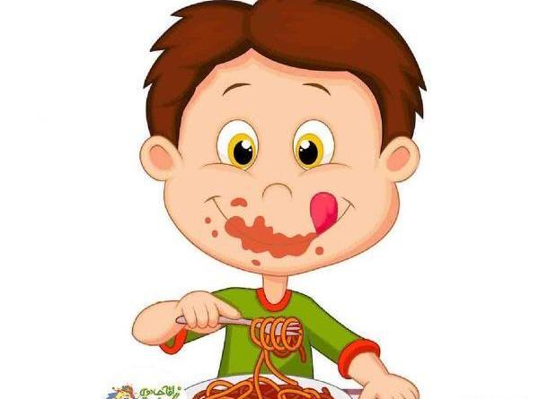 عکس غذا خوردن کارتونی