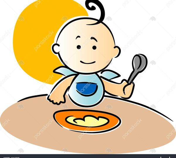 عکس غذا خوردن کارتونی