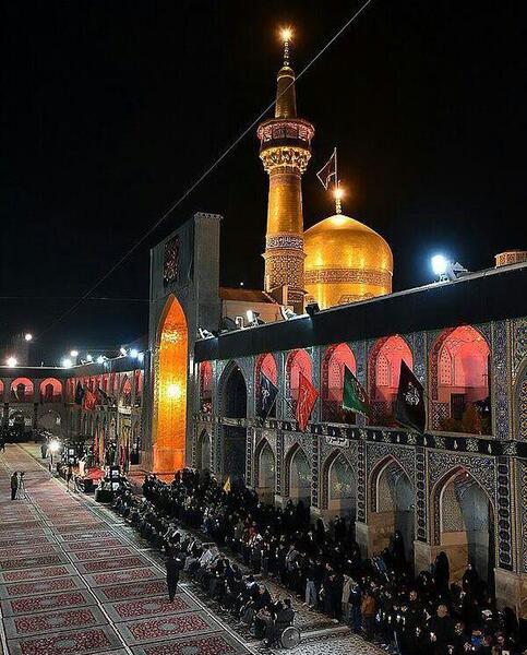 عکس حرم امام رضا شهادتش